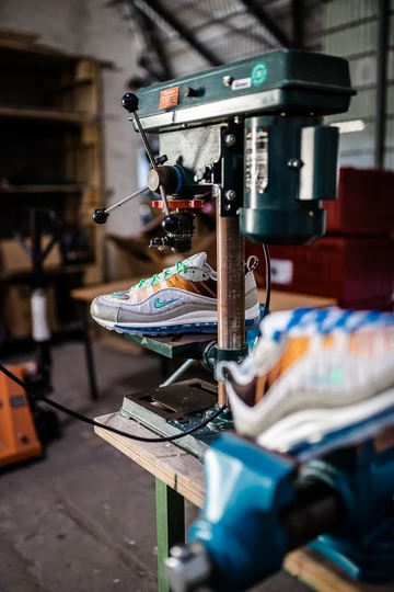 Nike Air Max 98 NYC by Gabriel Serrano - on feet
