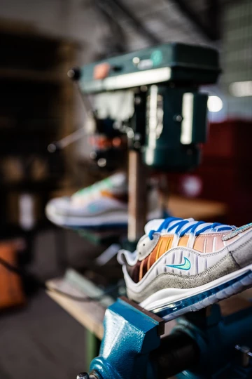 Nike Air Max 98 NYC by Gabriel Serrano - on feet