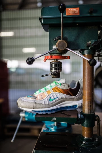 Nike Air Max 98 NYC by Gabriel Serrano - on feet