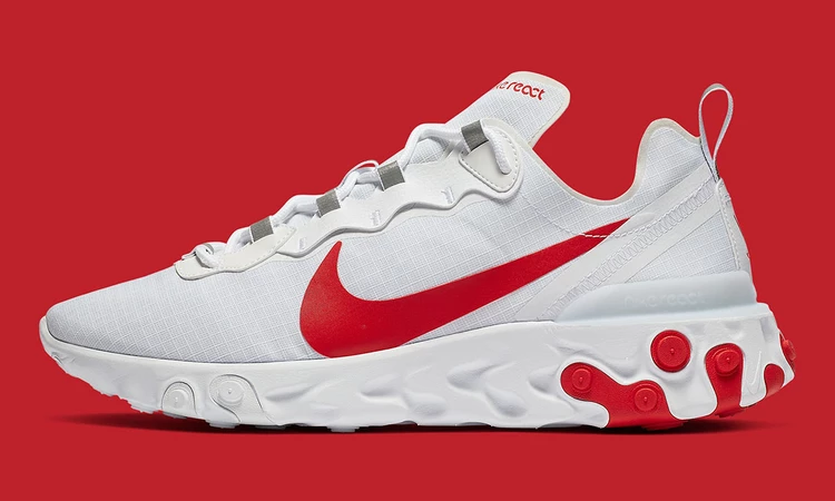 Nike React Element 55 University Red BQ6167 102 Dead Stock