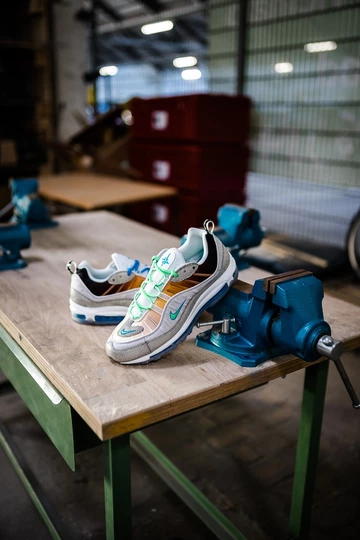 Nike Air Max 98 NYC by Gabriel Serrano - on feet