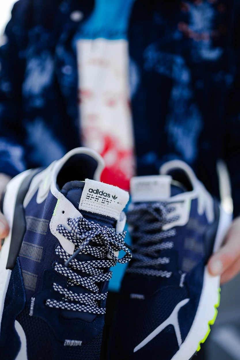 Adidas nite jogger navy best sale