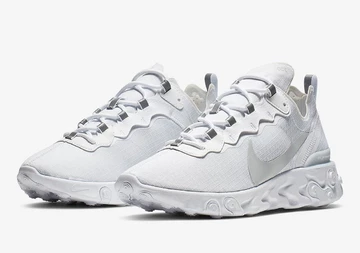 Nike React Element 55 Pure Platinum