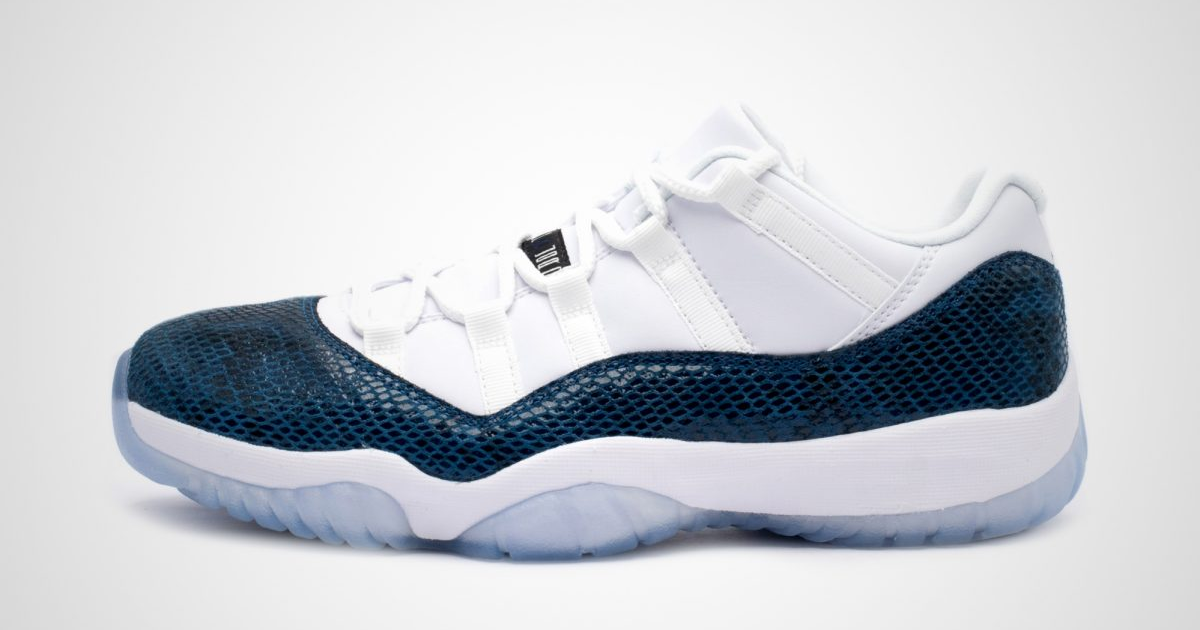 シューズ(男性用) Nike Air Jordan 11 Low Snakeskin Air Jordan 11 Retro Low Yellow Snakeskin