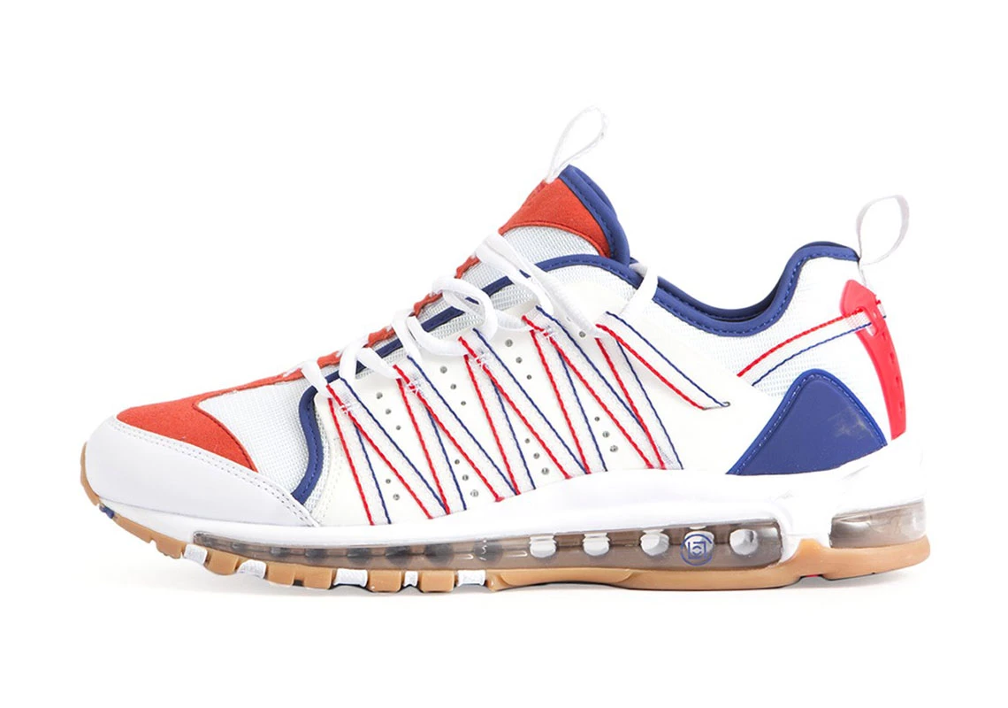 Air max 97 white and red blue online