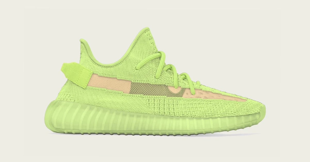 adidas Yeezy Boost 350 V2 Glow In The Dark Dead Stock