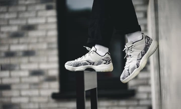 Nike Air Jordan 11 Low Snakeskin Light Bone