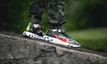 Nike React Element 87 Olive Tiger Camo