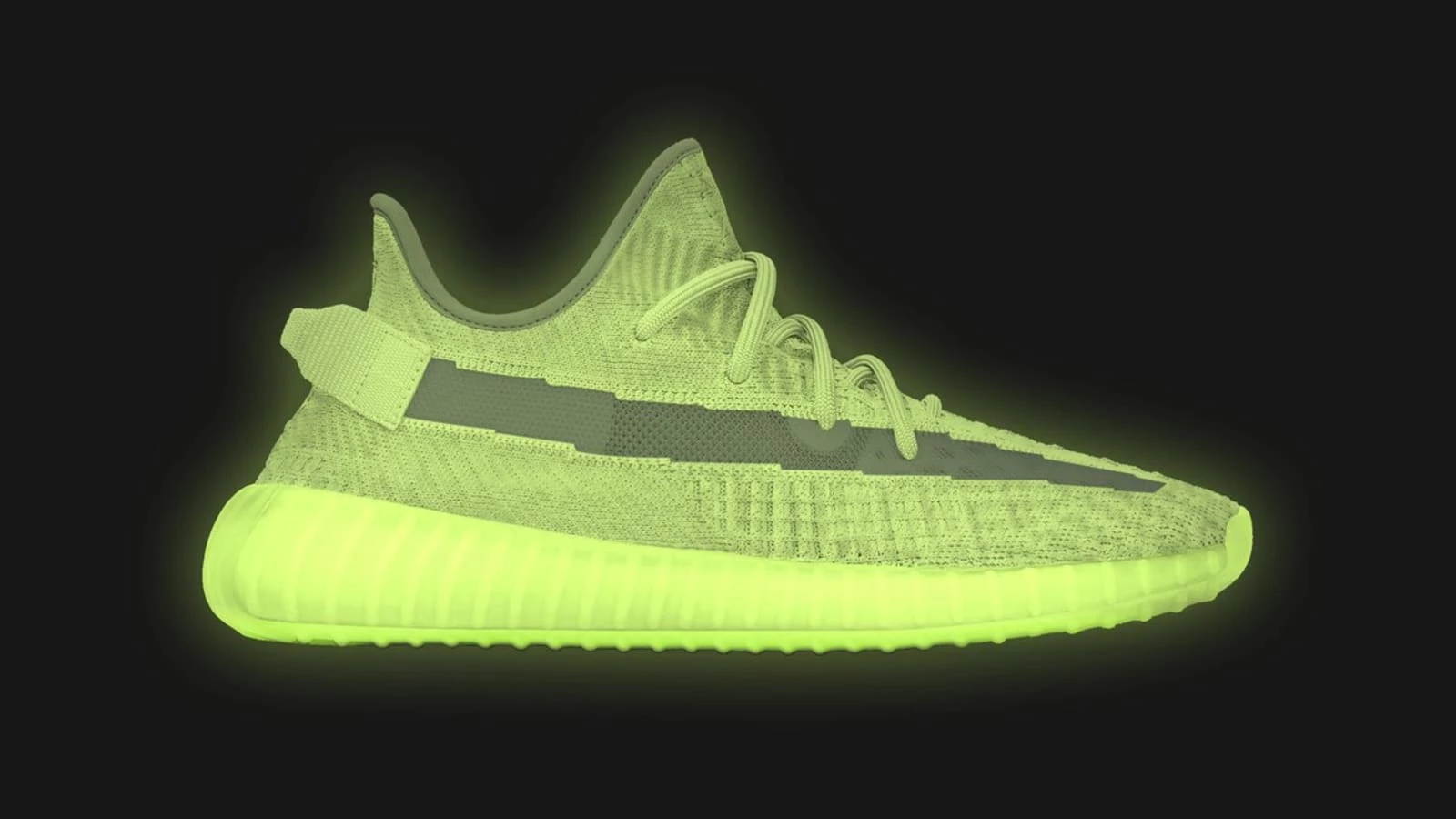 adidas Yeezy Boost 350 V2 Glow In The Dark Dead Stock