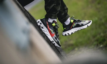 Nike React Element 87 Olive Tiger Camo