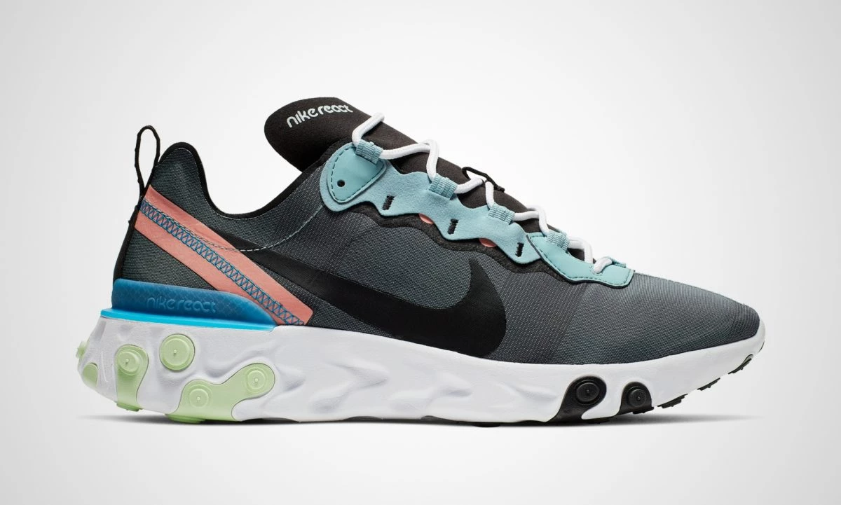 Nike React Element 55 Ocean Cube BQ6166 300 Dead Stock