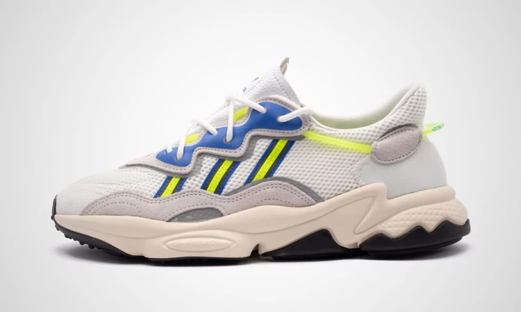 Adidas ozweego white yellow best sale