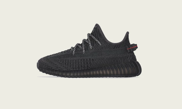 adidas Yeezy Boost 350 V2 Kids All Black Dead Stock