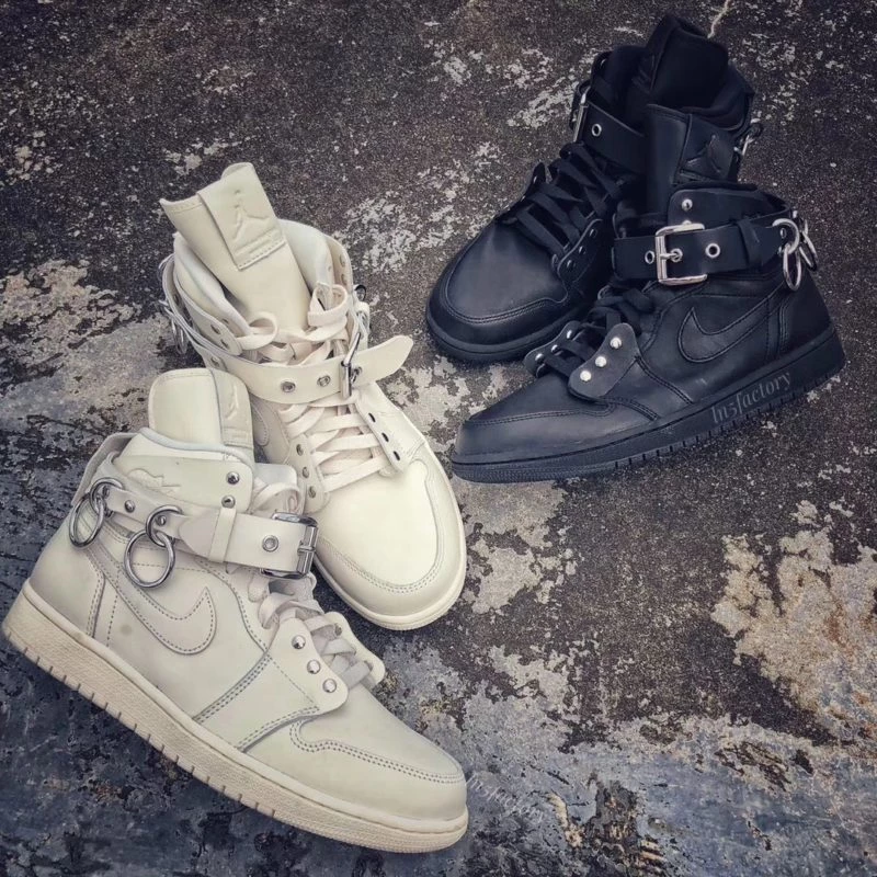 COMME des Garcons x Air Jordan 1 Retro High First Look Dead Stock