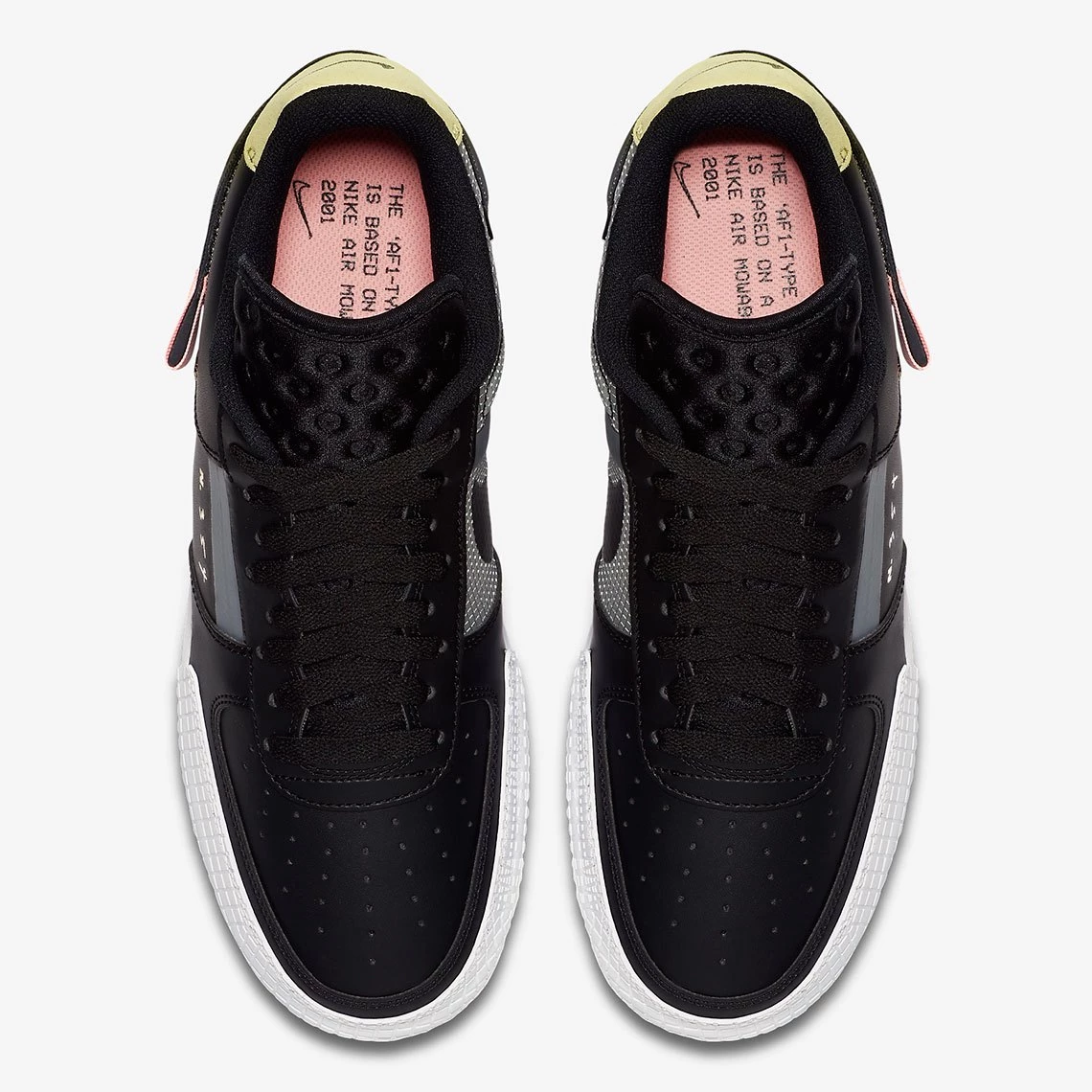 Nike air force af 1 low type black (2019) best sale