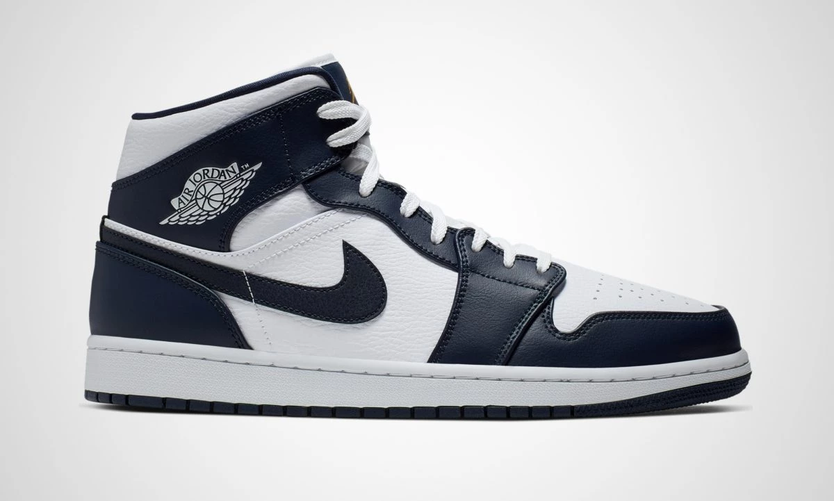 Nike Air Jordan 1 Mid Obsidian 554724 174 Dead Stock