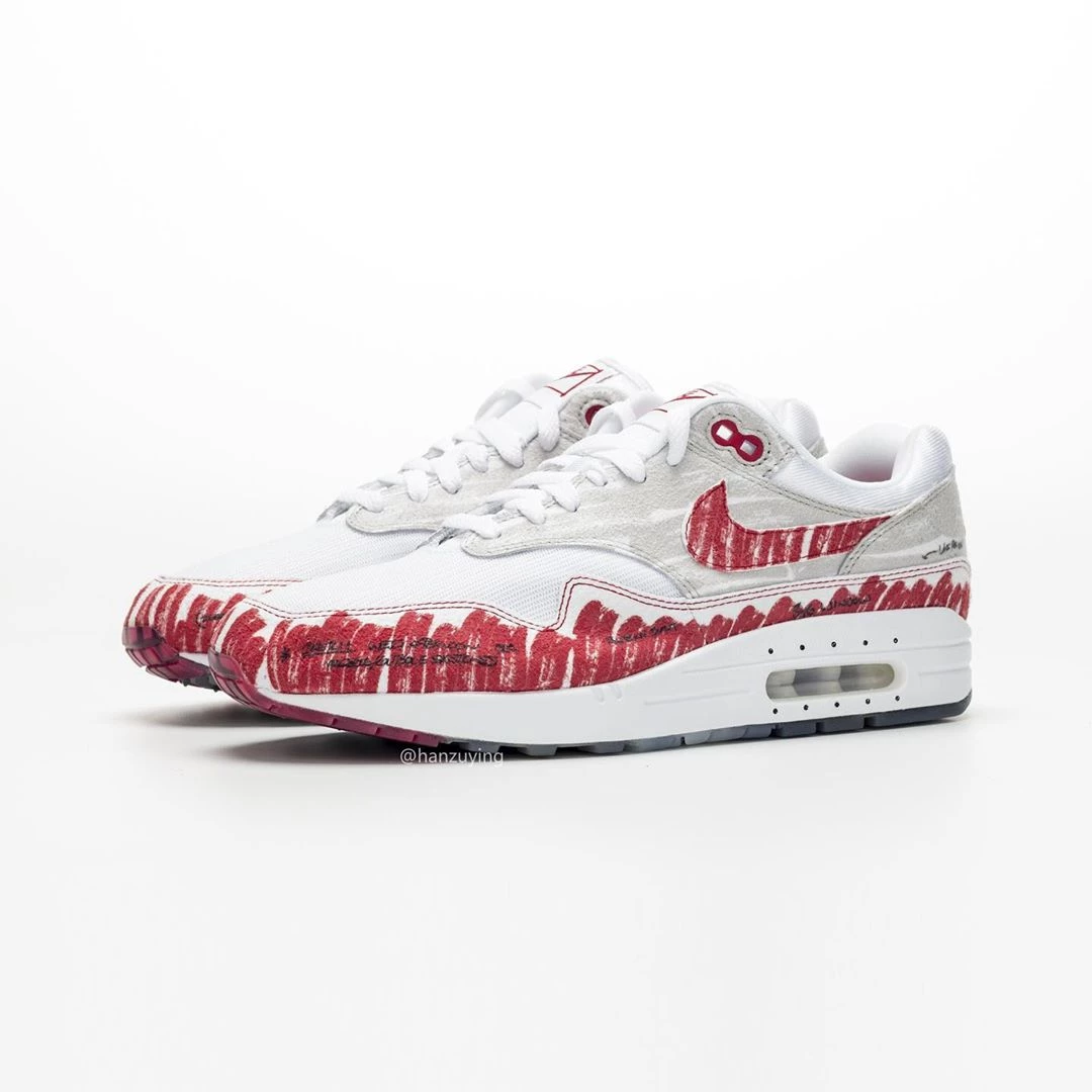 Nike Air Max 1 Sketch Tinker Hatfield CJ4286 101 Dead Stock