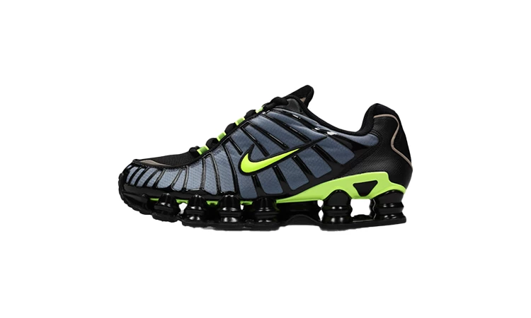 Black nike shox kids on sale