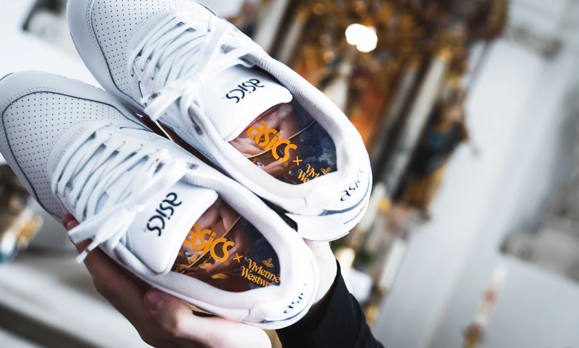 Asics x vivienne westwood white on sale