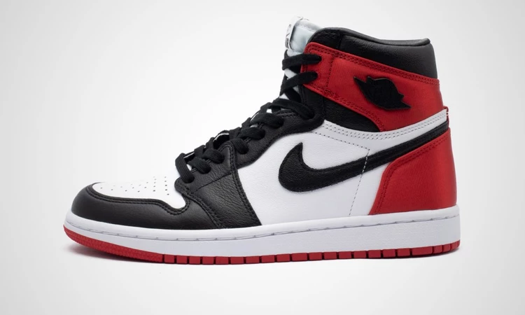 Aj1 satin wmns black toe on sale