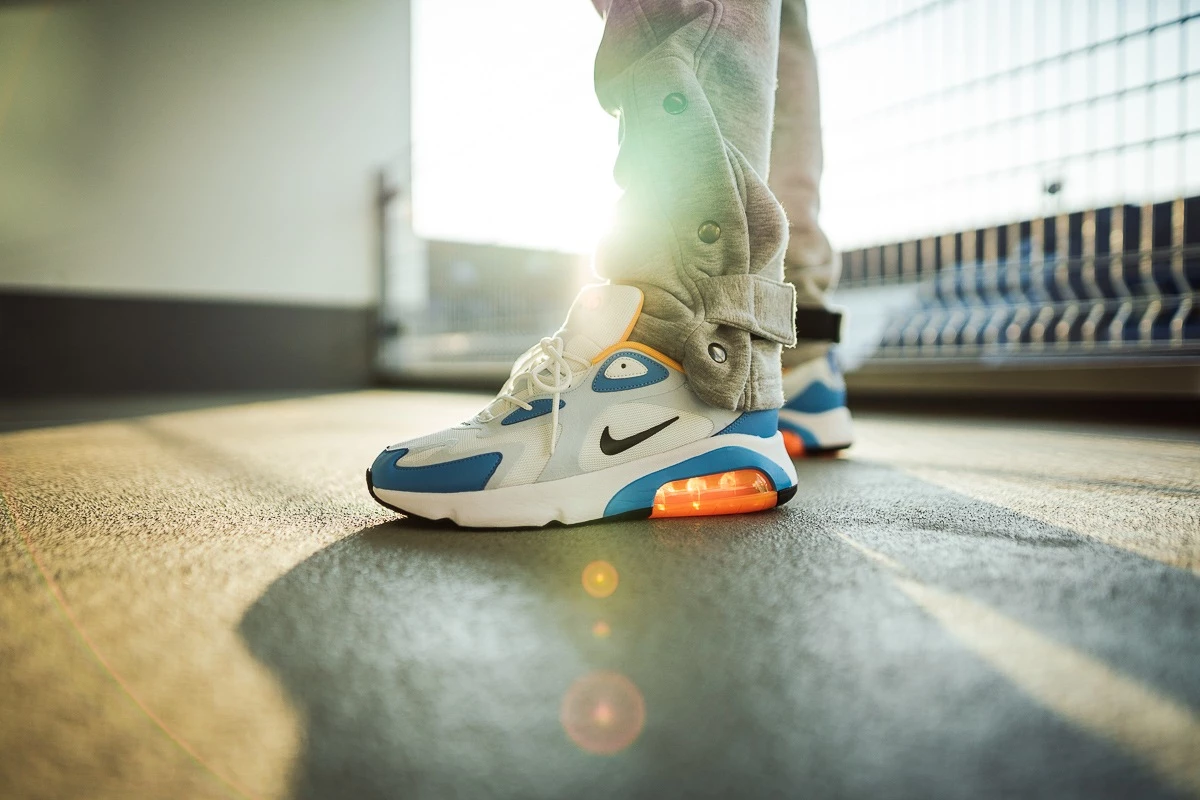 Air max 200 white on feet online