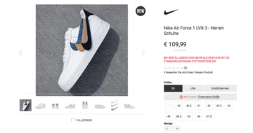 Nike Air Force 1 Velcro Swoosh