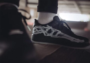 Nike Air Force 1 Black Skeleton