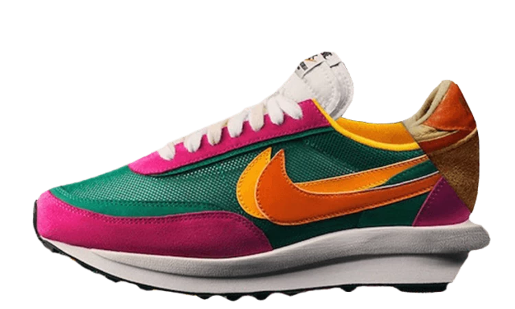 Sacai x Nike LDV Waffle Green Pink BV0073 301 Dead Stock