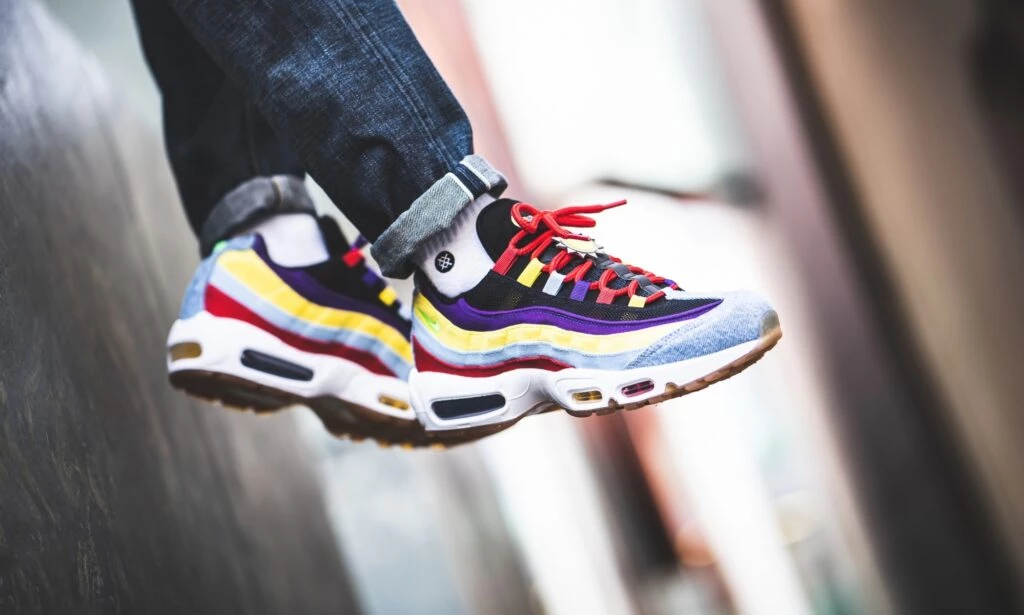 Nike Air Max 95 SP Psychic Blue Chrome Yellow Dead Stock