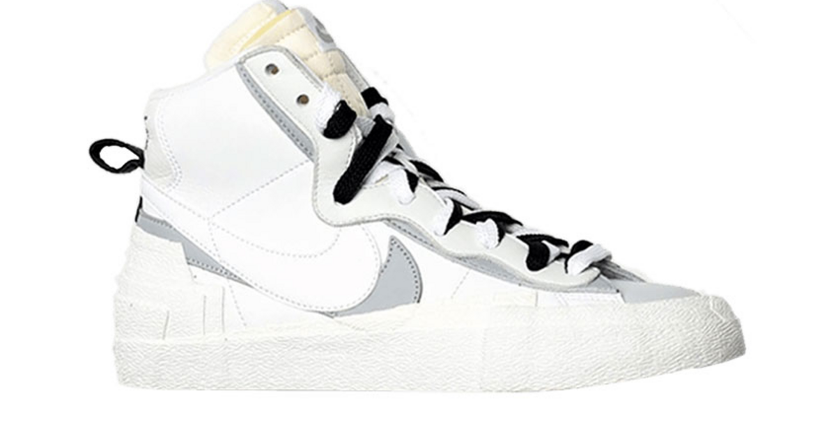sacai × NIKE BLAZER MID WHITE Nike x sacai Blazer Mid 'White/Wolf Grey' Release Date.. Nike SNKRS