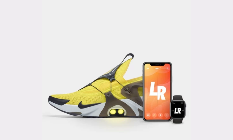 Nike Adapt Huarache Yellow CI1184 617 Dead Stock