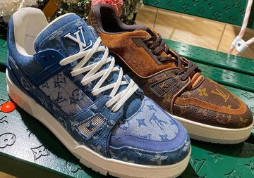 Virgil Abloh brings Blue Denim LV 408 trainers