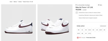 Nike Air Force 1 Mini Swoosh