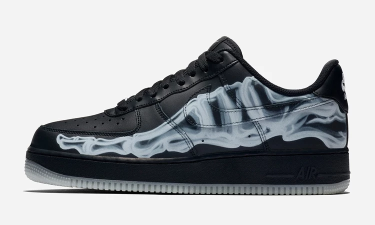 Nike Air Force 1 Black Skeleton