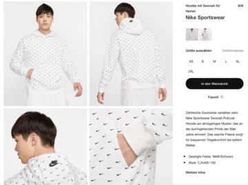 Mini Swoosh Hoodie - online now!