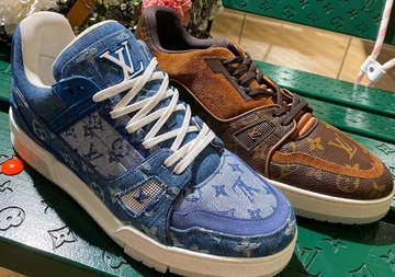Virgil Abloh brings Blue Denim LV 408 trainers