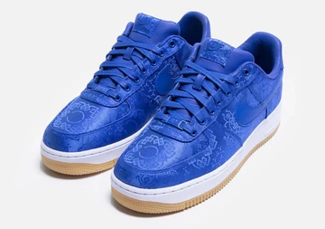 Clot x Nike Air Force 1 Low Blue Silk