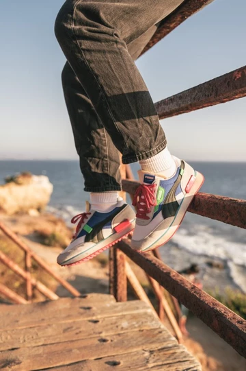 With the Puma Future Rider in Malibu