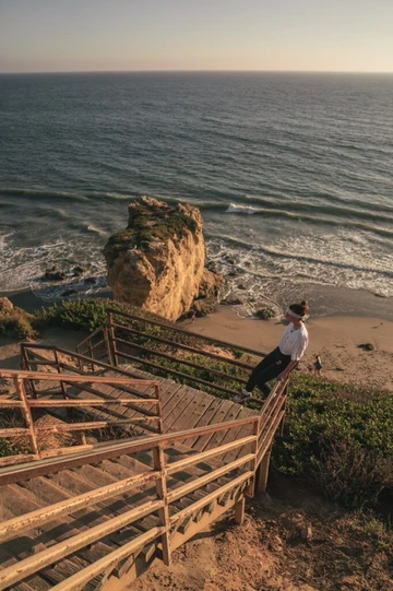 With the Puma Future Rider in Malibu