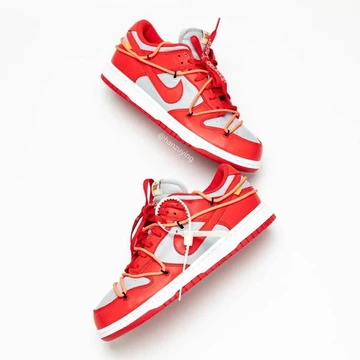 Nike x Off-White Dunk Low University Red