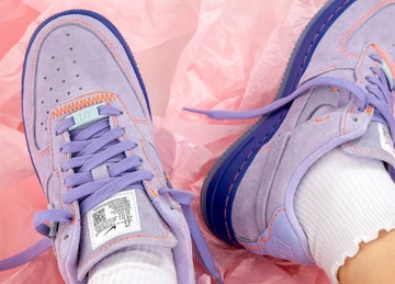 NIKE WMNS AIR FORCE 1 '07 LX PURPLE AGATE