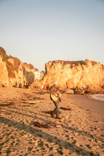 With the Puma Future Rider in Malibu