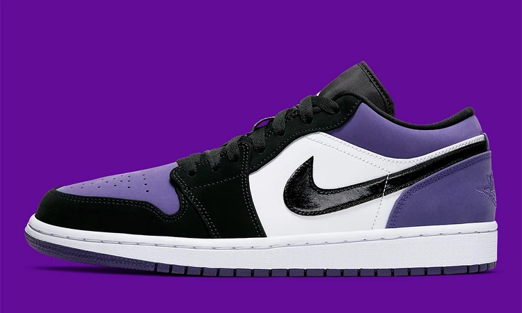 Nike Air Jordan 1 Low Court Purple Toe