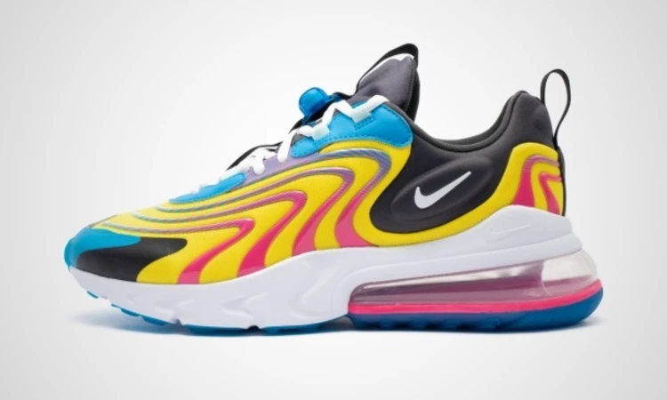 Nike air max 270 blue and yellow best sale