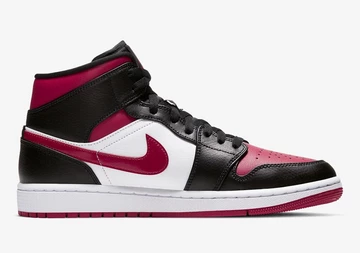 Nike Air Jordan 1 Mid Bred Toe