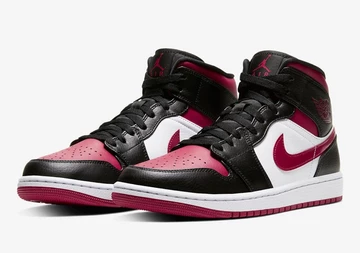 Nike Air Jordan 1 Mid Bred Toe