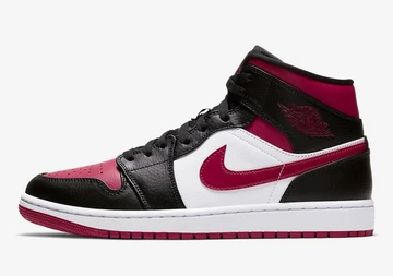 Nike Air Jordan 1 Mid Bred Toe