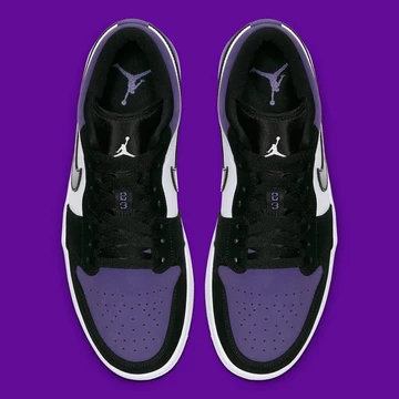 Nike Air Jordan 1 Low Court Purple Toe