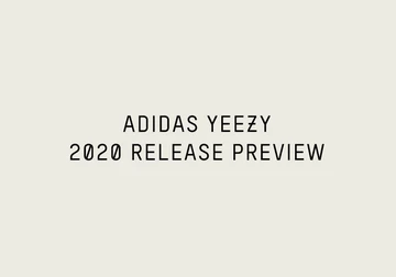 Yeezy releases 2020
