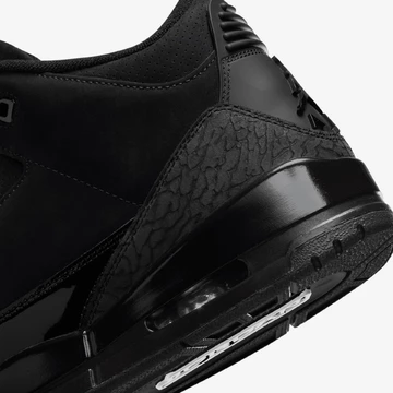 Jordan 3 Black Cat Detailbild